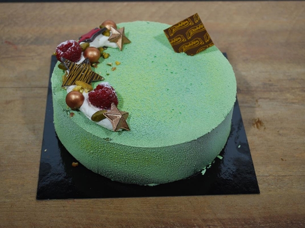 Pistache- Kersentaart